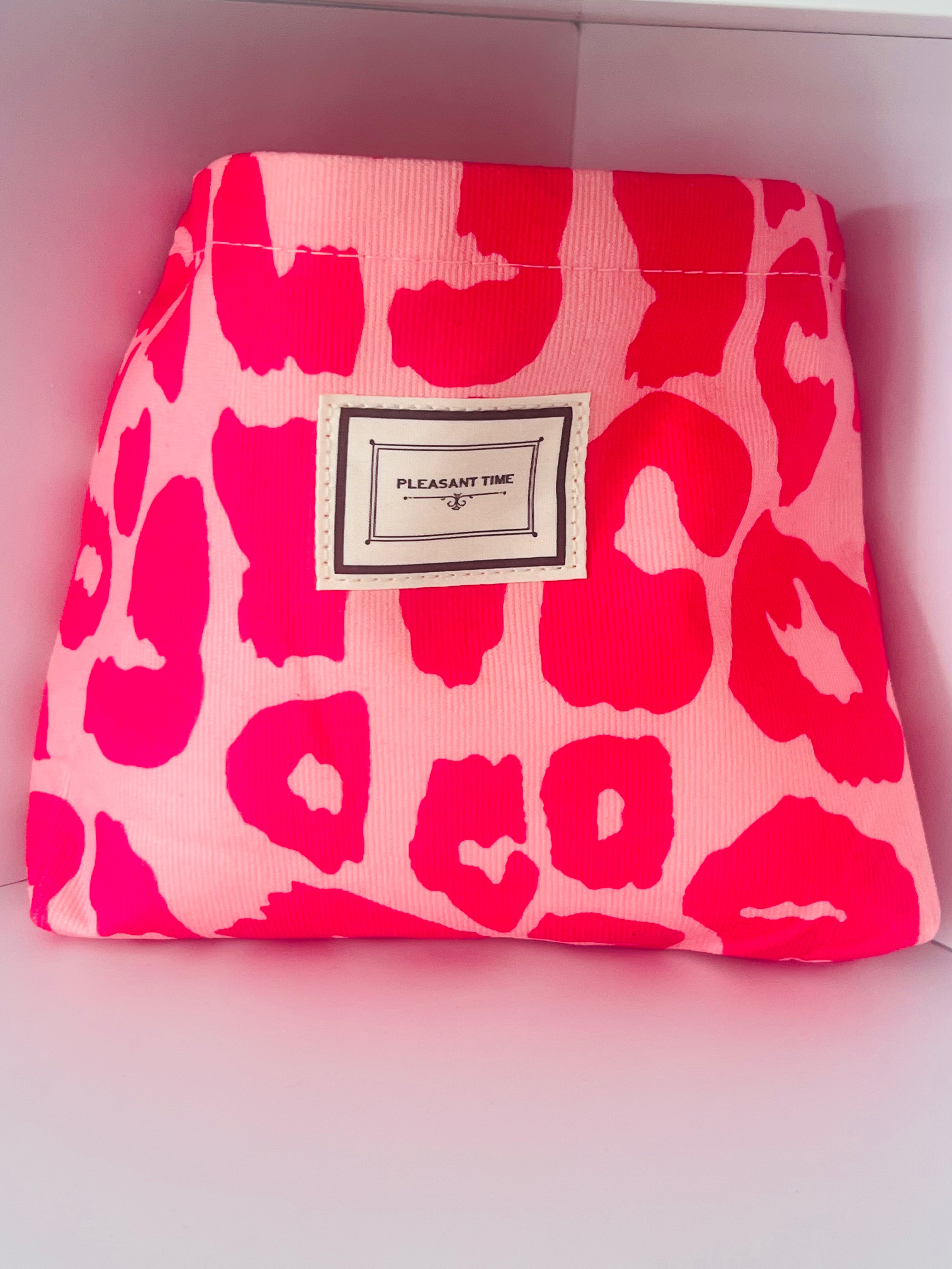 Hot Pink Makeup Bag